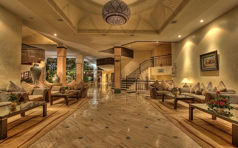 Réception de l’hôtel Semiramis �  Marrakech